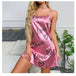 Silk Floral Print Women’s Nightdress Sleepwear - Sleep Galleria