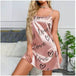Silk Floral Print Women’s Nightdress Sleepwear - Sleep Galleria