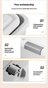 Underbed Organizer Plastic Multi-Layer Bed Under-Storage Box Extra-Large Capacity Bin With Wheels For Clothes, Quilts, Toys - Omega Lifestyles