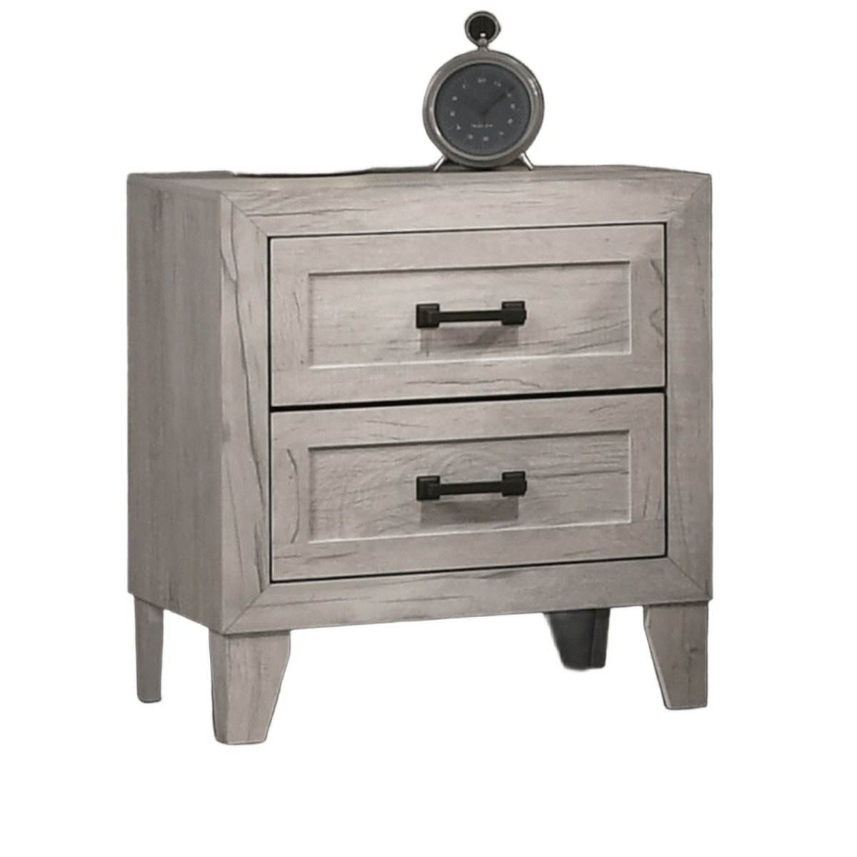 3-Piece Contemporary White Wash Bedroom Furniture Set - Sleep Galleria