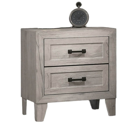 3-Piece Contemporary White Wash Bedroom Furniture Set - Sleep Galleria