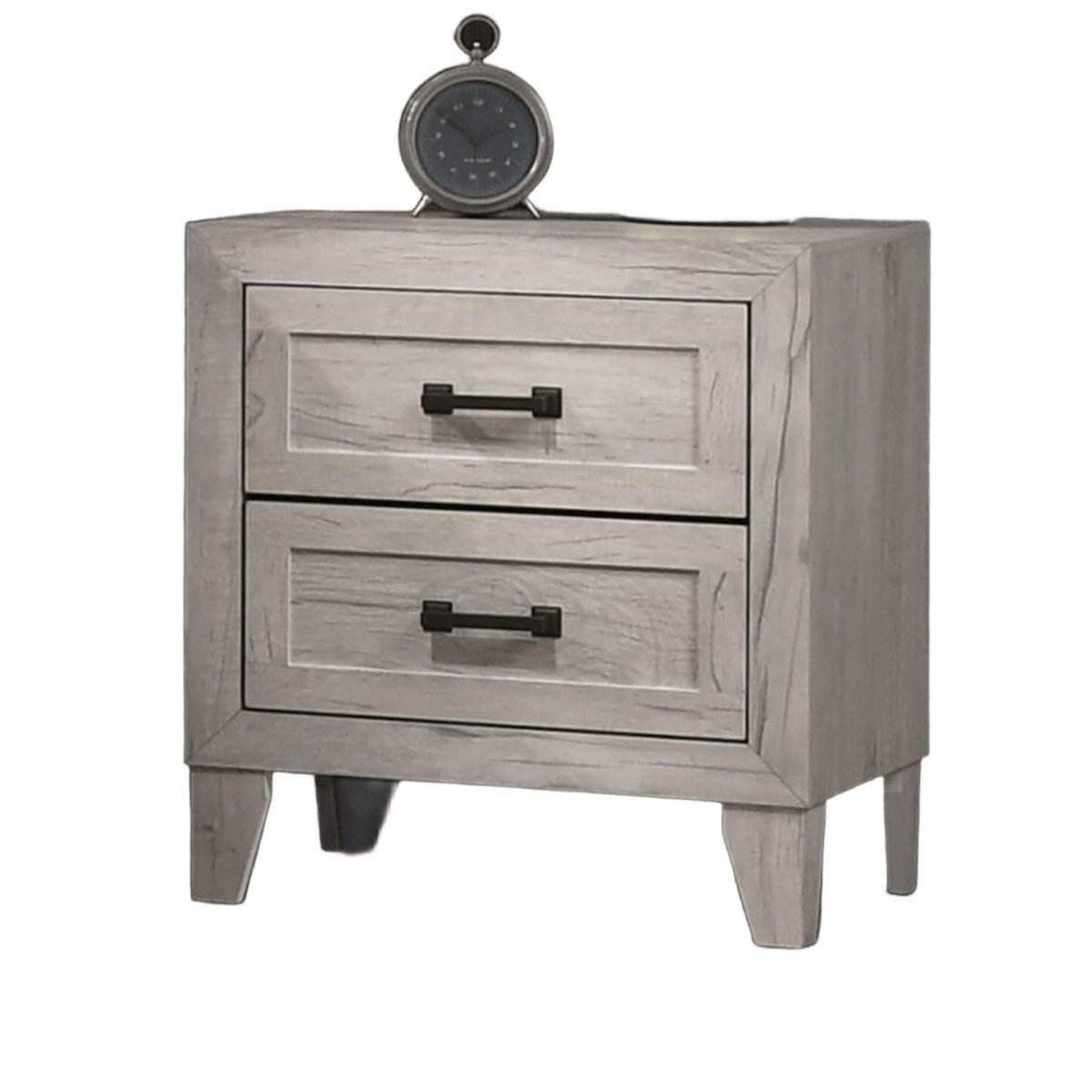 3-Piece Contemporary White Wash Bedroom Furniture Set - Sleep Galleria