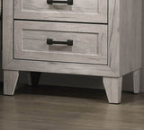 3-Piece Contemporary White Wash Bedroom Furniture Set - Sleep Galleria