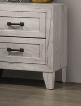 3-Piece Contemporary White Wash Bedroom Furniture Set - Sleep Galleria