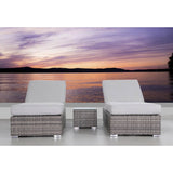 3 - Piece Fully Assembled Weather - Resistant Wicker Chaise Lounge Set - Restanew - Omega Lifestyles