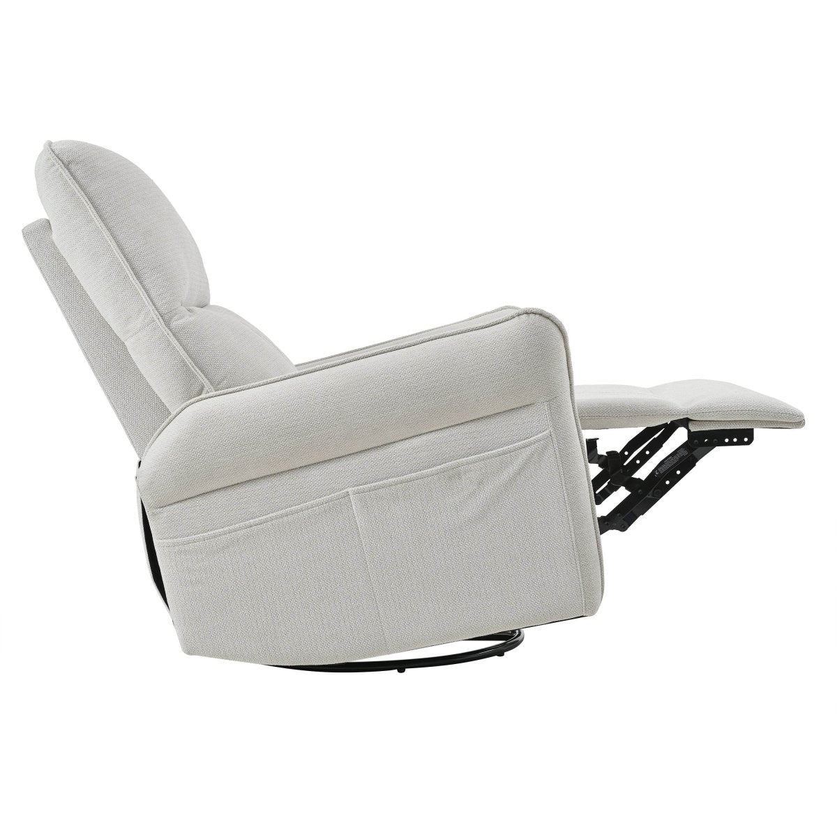 360 - Degree Swivel Rocker Recliner Chair With Footrest - Restanew - Omega Lifestyles