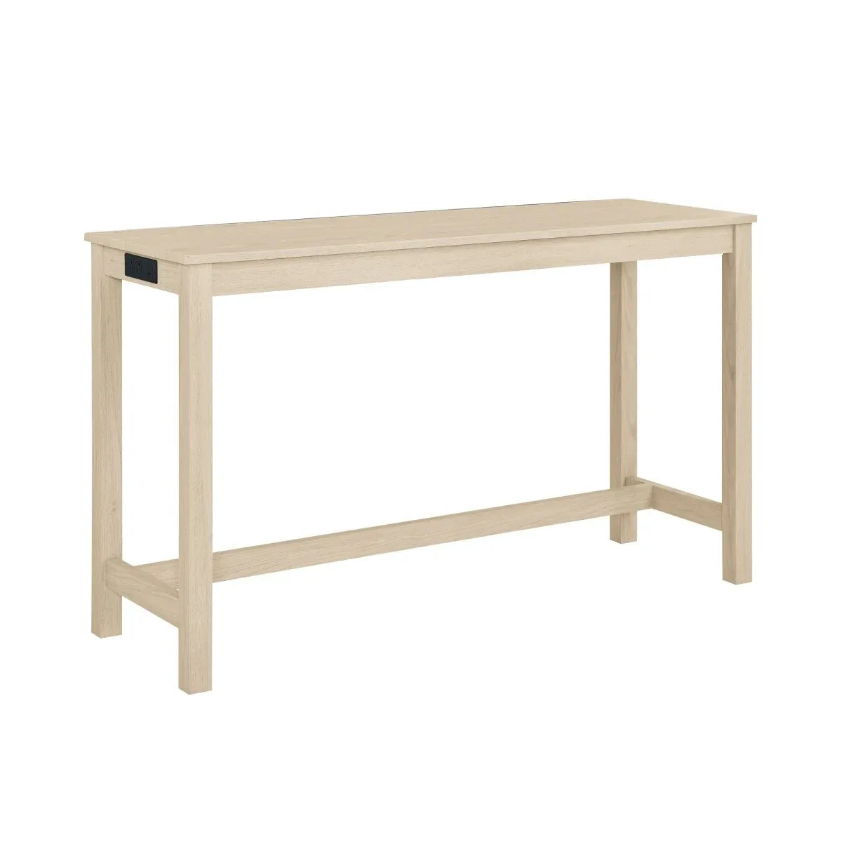 4-Piece Light Oak Solid Wood Bar Table And Stools Set - Omega Lifestyles