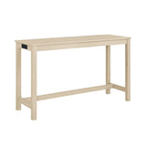 4-Piece Light Oak Solid Wood Bar Table And Stools Set - Omega Lifestyles