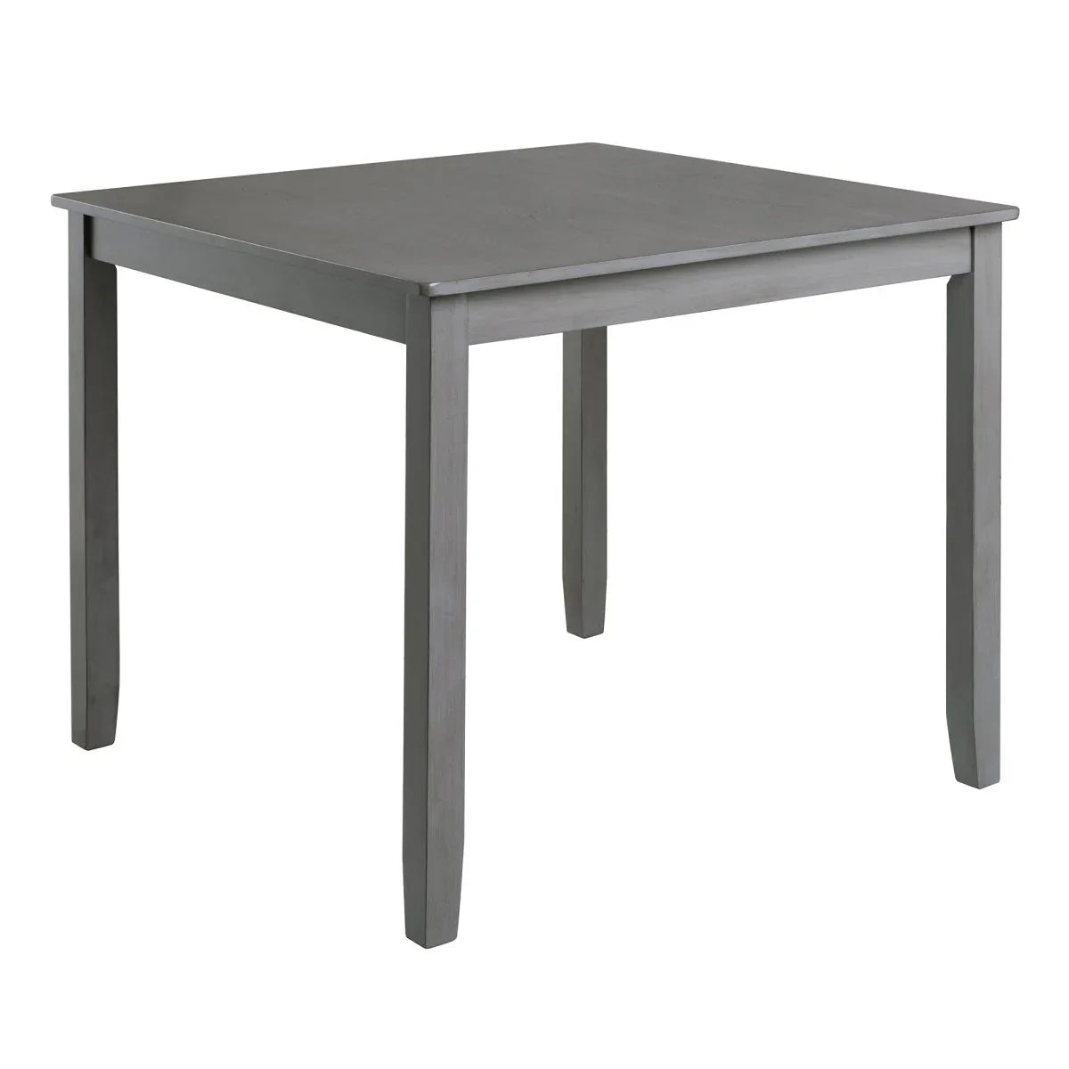 5-Piece Modern Solid Wood Grey Dining Table Set - Omega Lifestyles