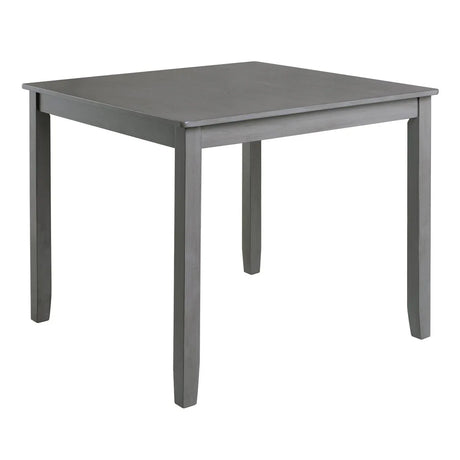 5-Piece Modern Solid Wood Grey Dining Table Set - Omega Lifestyles
