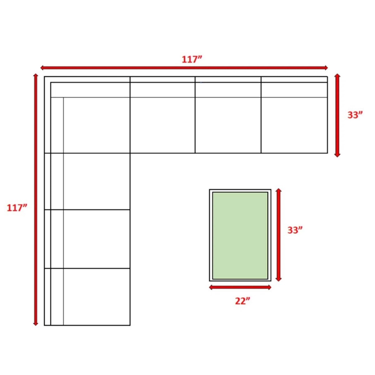 6 - Person Handwoven Wicker Outdoor Seating Group With Cushions - Restanew - Omega Lifestyles