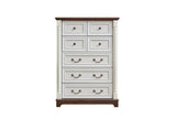 7-Drawer Rustic Walnut Storage Dresser Chest - Sleep Galleria