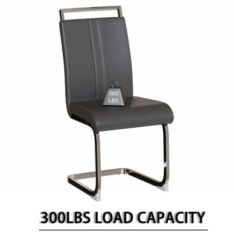 7-Piece Modern Cream MDF Dining Table And Chair Set - Omega Lifestyles