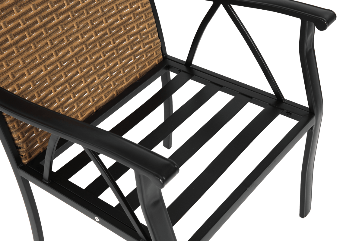 7 Piece Outdoor Wicker Patio Dining Set With Cushions - Restanew - Omega Lifestyles