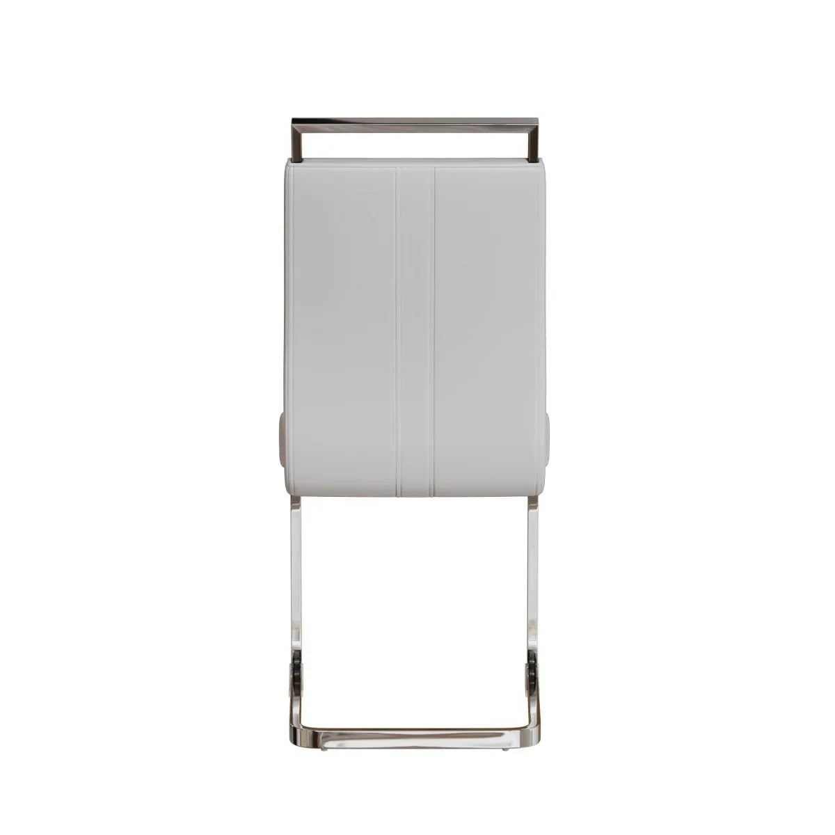 Creamy White MDF 7-Piece Modern Dining Table Chair Set - Omega Lifestyles