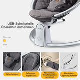 Electric Bluetooth Baby Bouncer Swing With Music Speaker - Omega Lifestyles