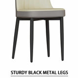 Expandable MDF Dining Table With Eight PU Fabric Chairs Set - Omega Lifestyles