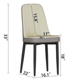 Expandable Modern MDF Dining Table With 4 PU Chairs Set - Omega Lifestyles