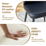 Extendable Round MDF Dining Table With Four PU Chairs - Omega Lifestyles