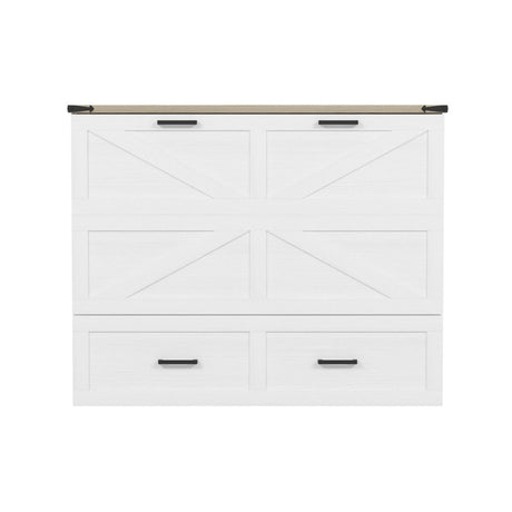 Full Foldable Murphy Cabinet Bed With Charging Station - Restanew - Omega Lifestyles