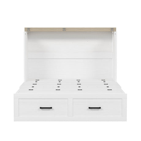 Full Foldable Murphy Cabinet Bed With Charging Station - Restanew - Omega Lifestyles