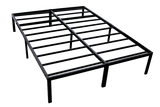 Full Heavy - Duty Steel Platform Bed Frame Foundation - Restanew - Omega Lifestyles