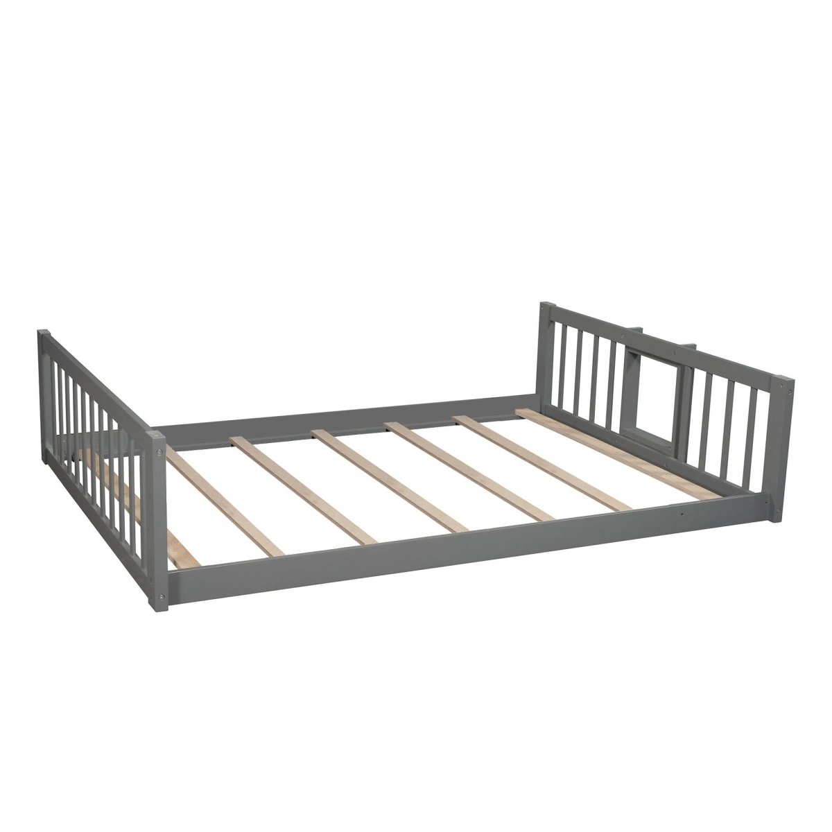 Full Over Full Over Full Triple Solid Wood Full Bed Frame - Restanew - Omega Lifestyles
