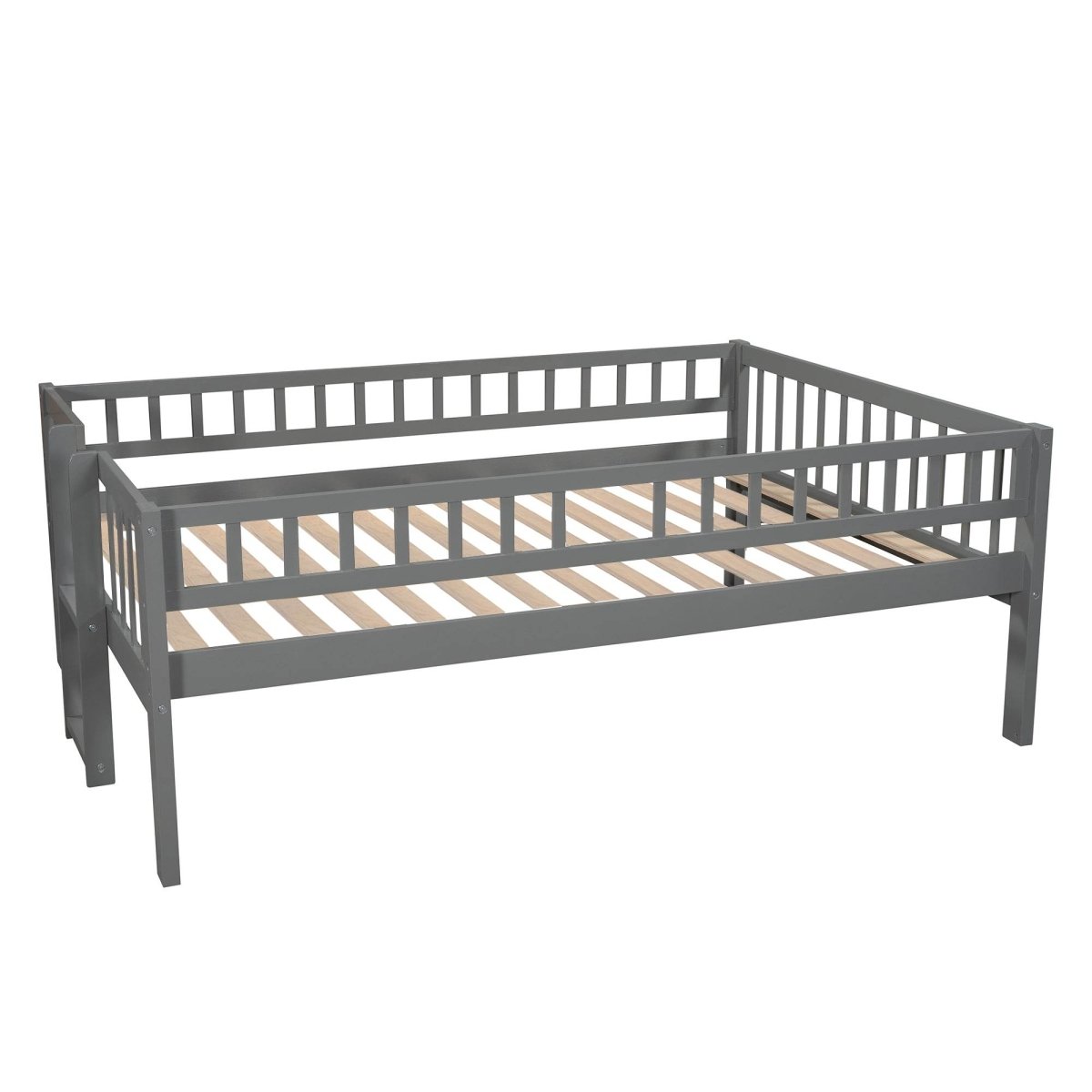 Full Over Full Over Full Triple Solid Wood Full Bed Frame - Restanew - Omega Lifestyles
