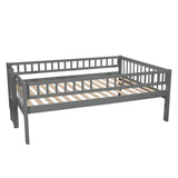 Full Over Full Over Full Triple Solid Wood Full Bed Frame - Restanew - Omega Lifestyles