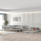 Full Over Full Over Full Triple Solid Wood Full Bed Frame - Restanew - Omega Lifestyles