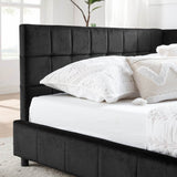 Full Velvet Upholstered Mid - Century Daybed Frame - Restanew - Omega Lifestyles