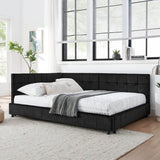 Full Velvet Upholstered Mid - Century Daybed Frame - Restanew - Omega Lifestyles