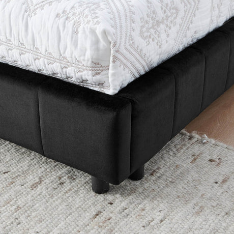 Full Velvet Upholstered Mid - Century Daybed Frame - Restanew - Omega Lifestyles