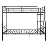 Full XL Over Queen Iron Frame Bunk Bed - Sleep Galleria