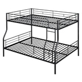 Full XL Over Queen Iron Frame Bunk Bed - Sleep Galleria
