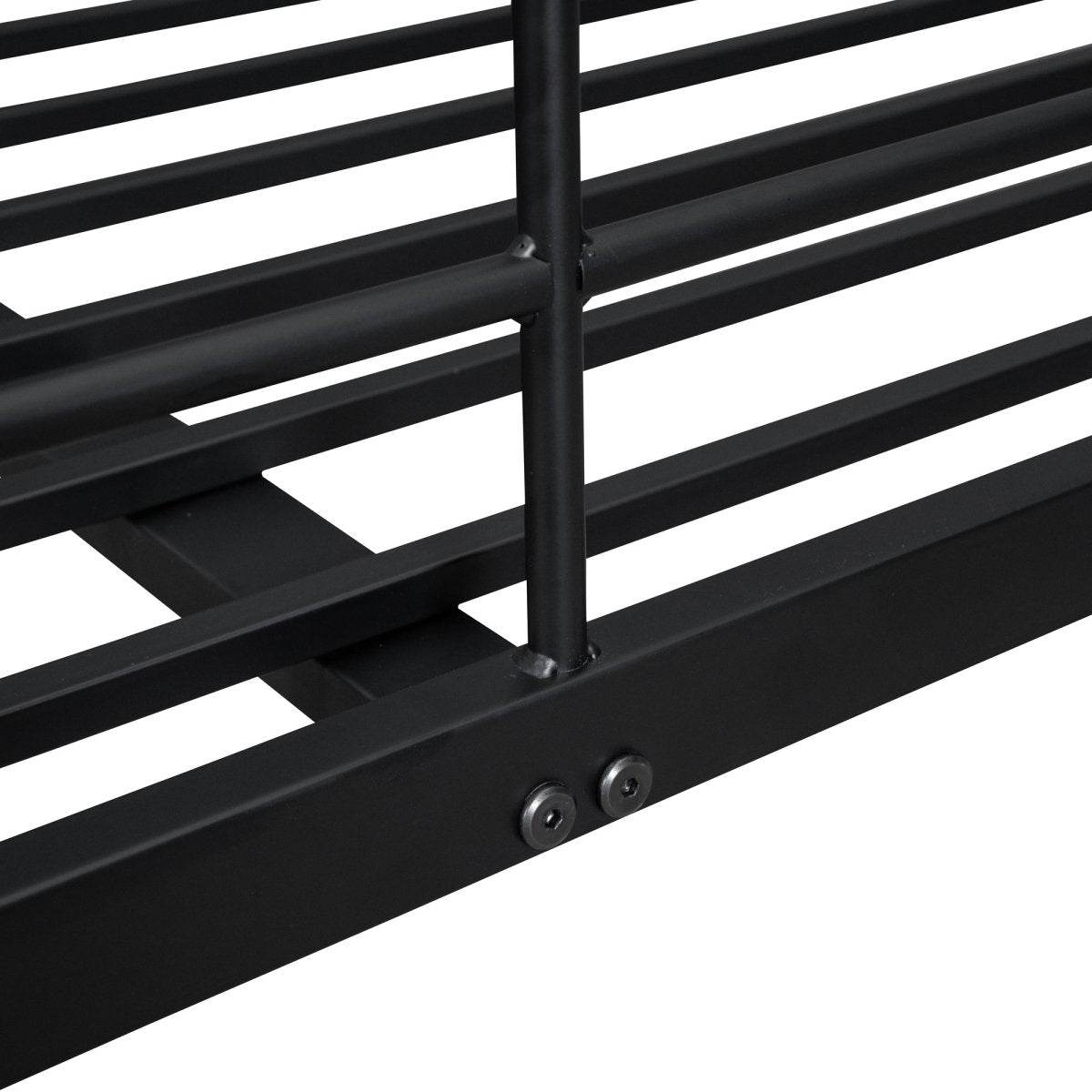 Full XL Over Queen Iron Frame Bunk Bed - Sleep Galleria