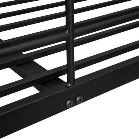 Full XL Over Queen Iron Frame Bunk Bed - Sleep Galleria