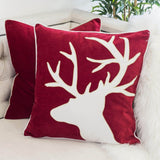 Holiday Velvet Accent Pillow With Plush Insert 20x20 - Restanew - Omega Lifestyles