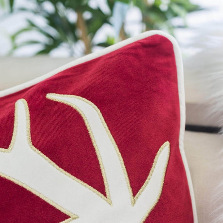 Holiday Velvet Accent Pillow With Plush Insert 20x20 - Restanew - Omega Lifestyles