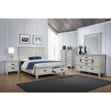 King Farmhouse Panel Wood Storage Bed Frame - Restanew - Omega Lifestyles
