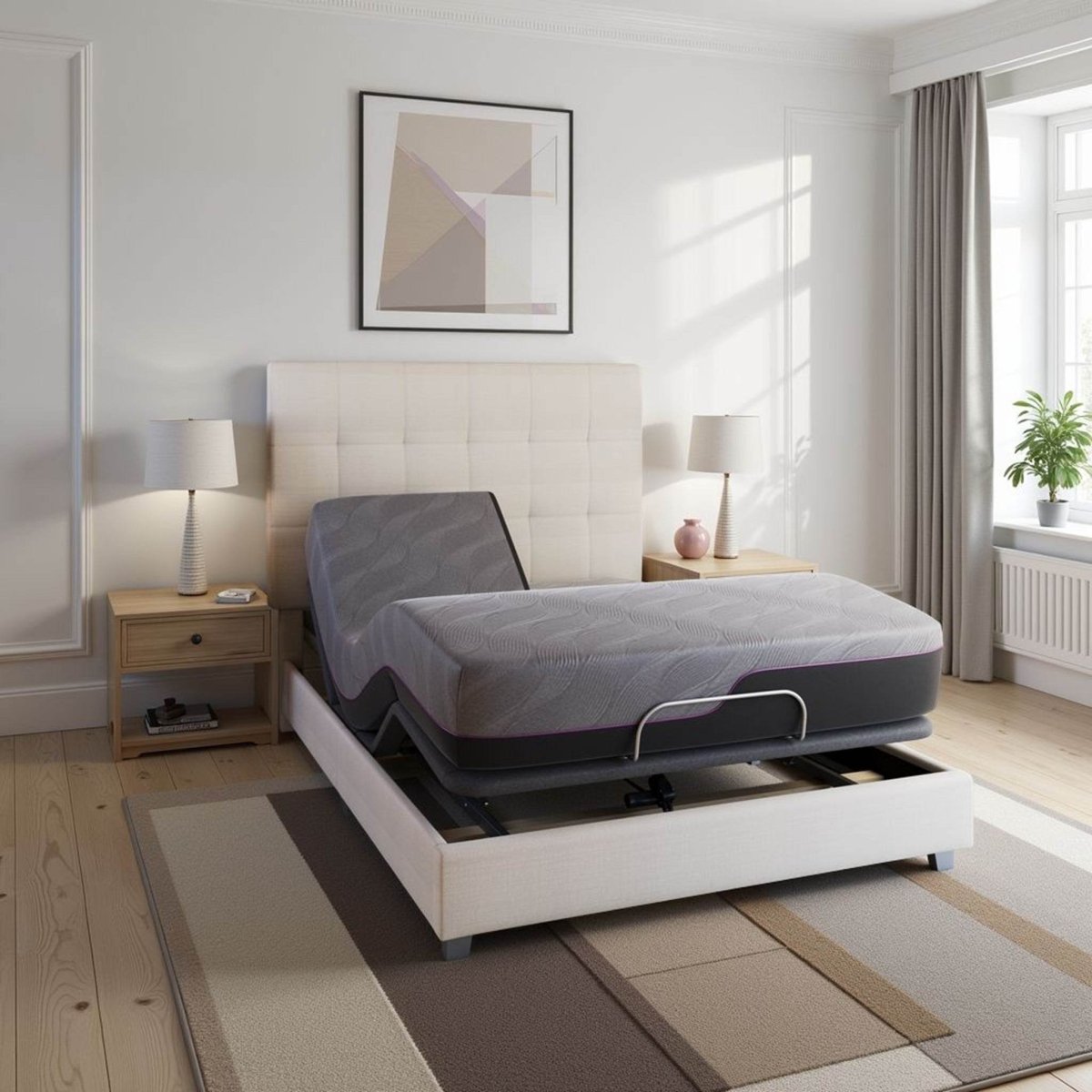 King Firm 11 - Inch Flex Top Cooling Latex Foam Mattress - Restanew - Omega Lifestyles