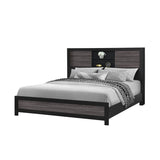 King Urban Farmhouse Solid Wood Bookcase Bed Frame - Restanew - Omega Lifestyles