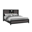 King Urban Farmhouse Solid Wood Bookcase Bed Frame - Restanew - Omega Lifestyles