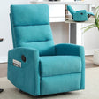 Manual Fabric Recliner Chair With Swivel And Rocker - Restanew - Omega Lifestyles