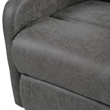 Manual Recliner Chair Microfiber Upholstered Adjustable Backrest - Restanew - Omega Lifestyles