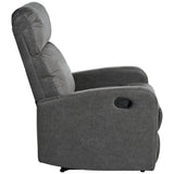 Manual Recliner Chair Microfiber Upholstered Adjustable Backrest - Restanew - Omega Lifestyles