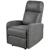 Manual Recliner Chair Microfiber Upholstered Adjustable Backrest - Restanew - Omega Lifestyles