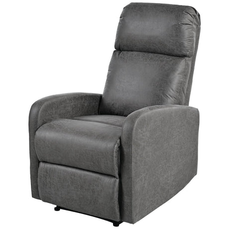 Manual Recliner Chair Microfiber Upholstered Adjustable Backrest - Restanew - Omega Lifestyles