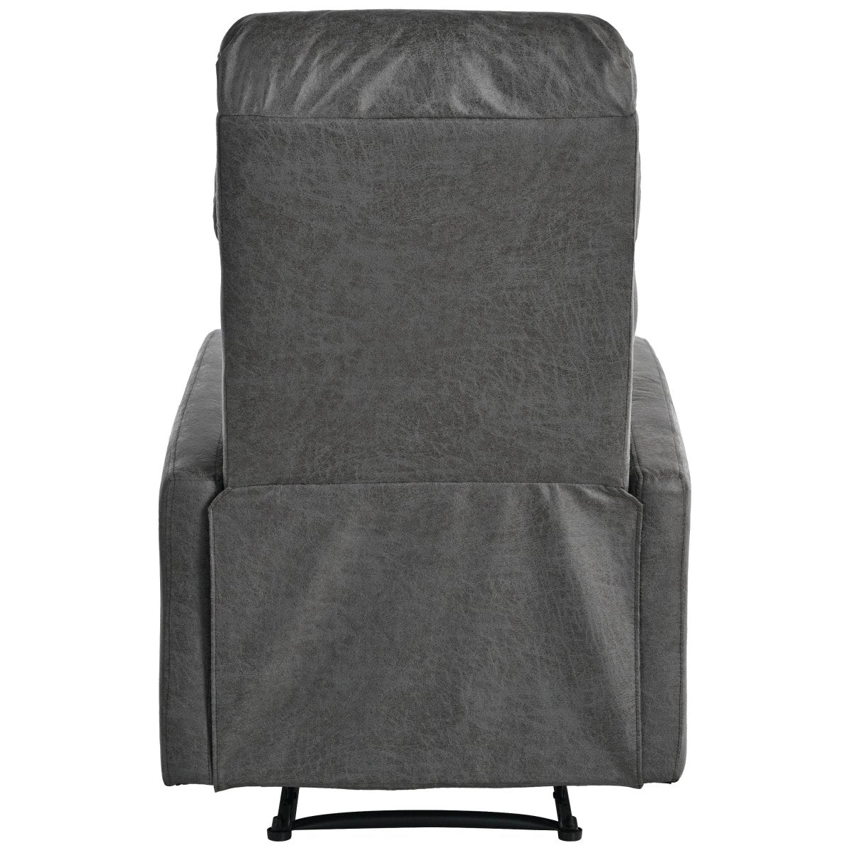 Manual Recliner Chair Microfiber Upholstered Adjustable Backrest - Restanew - Omega Lifestyles