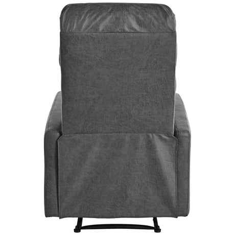 Manual Recliner Chair Microfiber Upholstered Adjustable Backrest - Restanew - Omega Lifestyles